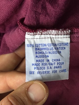 Polo Ralph Lauren Bordeaux XL Vintage 90s
