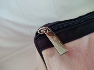 Bolso Jean Paul Gaultier rayas azul y beige