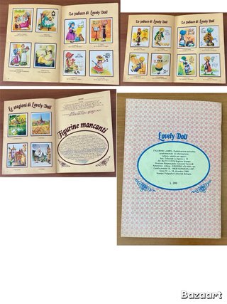 LOVELY DOLL Album figurine completo - Vintage