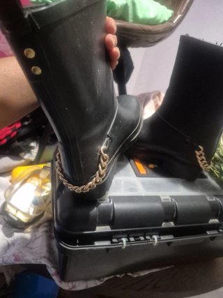 Botas de lluvia negras