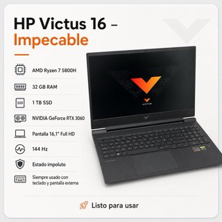 Portátil HP Victus 16 Gaming