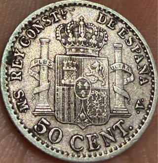 50 céntimos Alfonso XIII 1904