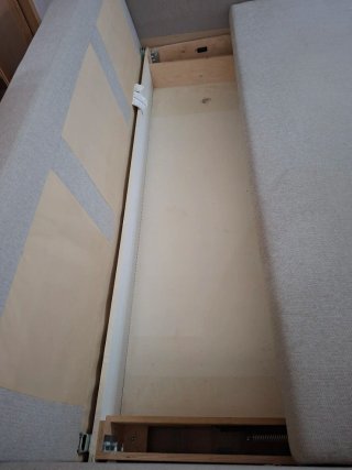 Sofá Cama Gris/Beige Tela