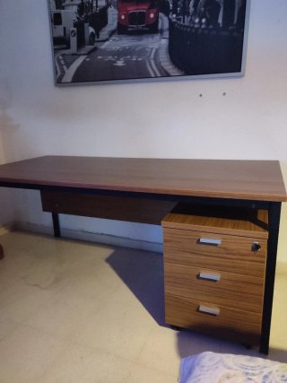 Mesa de dirección madera y metal