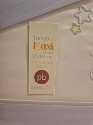 Juego Sábanas Maxi Cuna Peke Baby