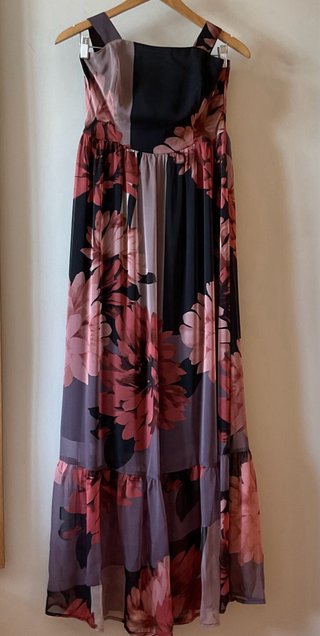 Vestido largo floral Teria Yabar