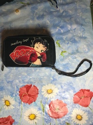 Monedero Betty Boop Negro y Rojo