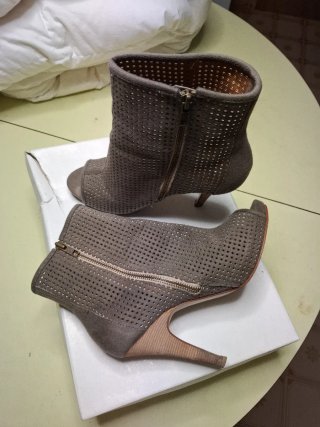 Tronchetto donna beige/marrone
