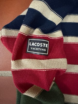 Jersey Lacoste Vintage Rayas Multicolor