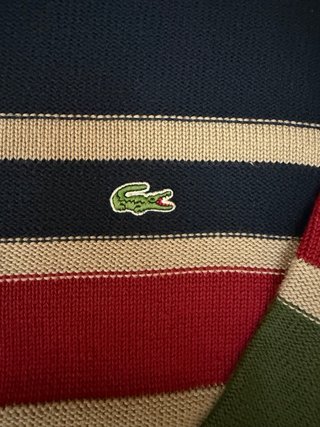 Jersey Lacoste Vintage Rayas Multicolor