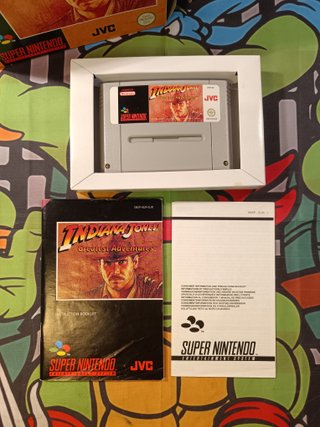 Indiana Jones Gratest Adventures Pal SNES completo