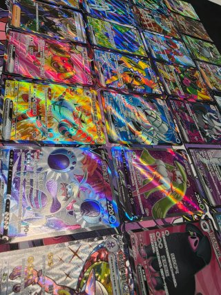 Lote 30 Cartas Pokémon SR Full Art