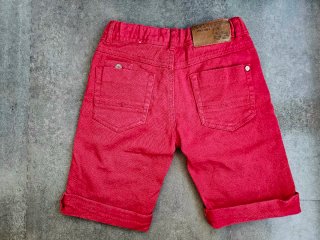 Bermudas pantalón corto niño rojo talla 6 Bóboli