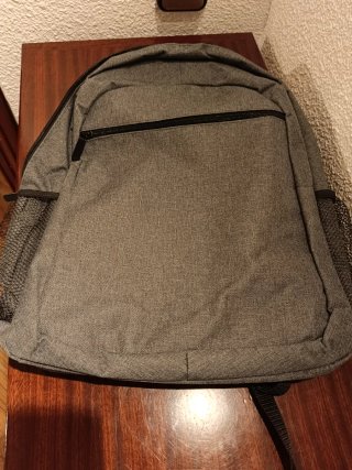 Mochila para portátil gris