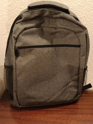 Mochila para portátil gris