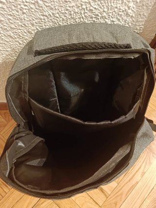Mochila para portátil gris