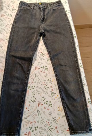 Jeans Lee vintage donna grigio/nero ottime condizi