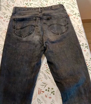 Jeans Lee vintage donna grigio/nero ottime condizi