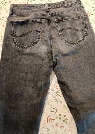 Jeans Lee vintage donna grigio/nero ottime condizi