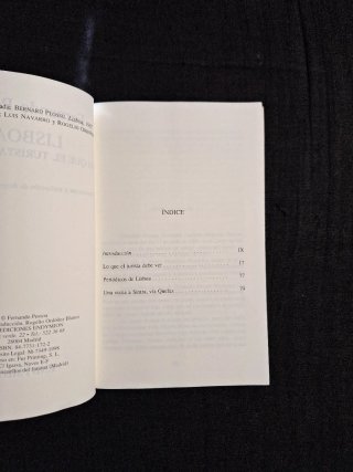 Fernando Pessoa. Lisboa Lo que el turista debe ver