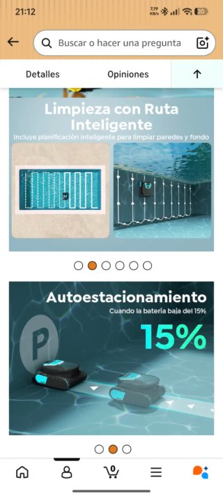 Robot autónomo limpiafondos nuevo precintado