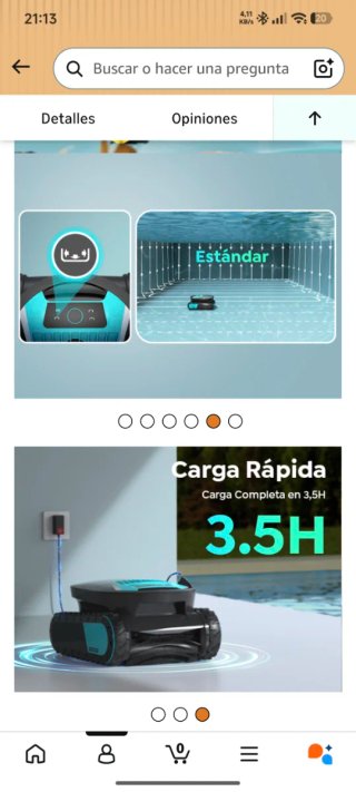 Robot autónomo limpiafondos nuevo precintado