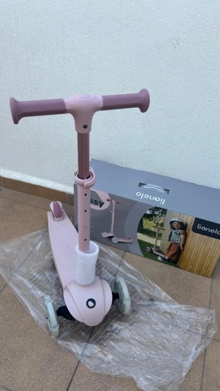 Patinete infantil rosa 3 ruedas