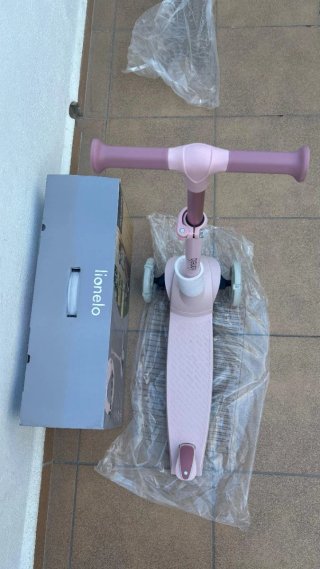 Patinete infantil rosa 3 ruedas