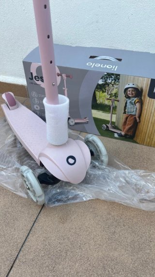 Patinete infantil rosa 3 ruedas