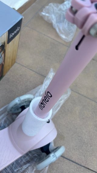 Patinete infantil rosa 3 ruedas