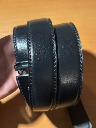 Cinturón BOSS Negro Hebilla Metálica