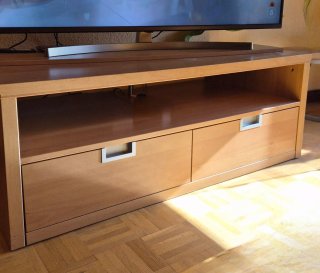 Mueble TV Ikea madera 120x60x45cm