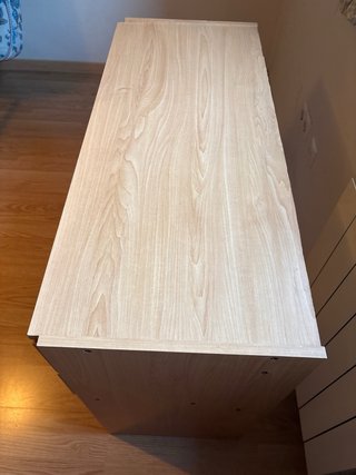 Cama 105cm, somier, colchón, mesa estudio y silla