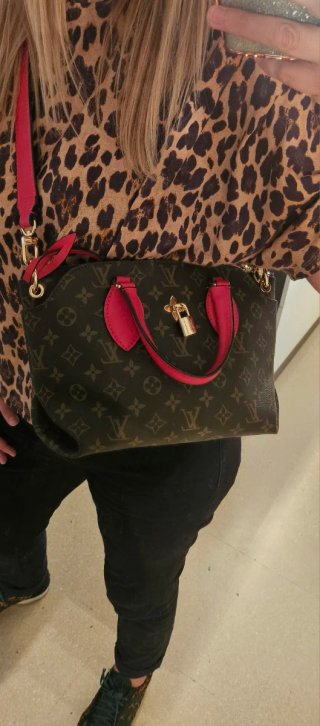 Bolso Louis Vuitton Marrón y Rojo