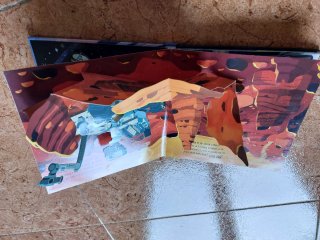 Cuento con desplegables 3D del espacio