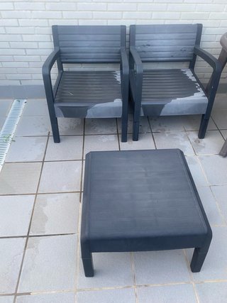 Conjunto terraza/jardin