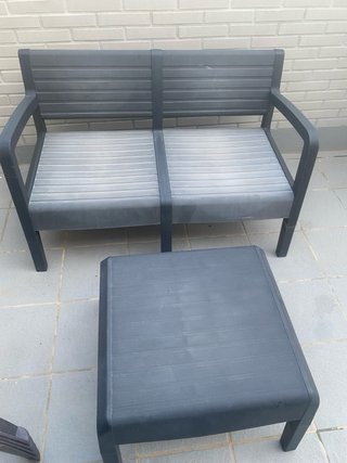Conjunto terraza/jardin