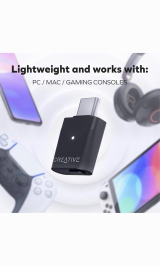 Creative BT-W6 Transmisor Audio Bluetooth 5.4