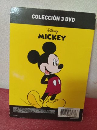 Colección 3 DVDs Disney Mickey