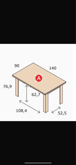 Mesa comedor extensible madera rectangular roble