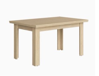 Mesa comedor extensible madera rectangular roble