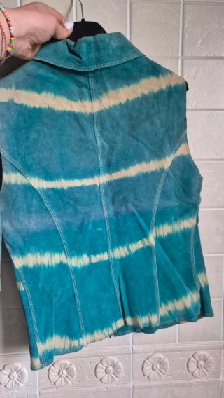 Completo gonna e gilet tie-dye
