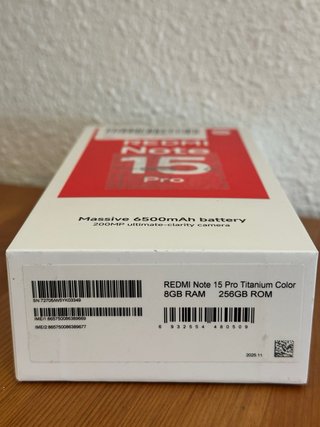 Xiaomi Redmi Note 15 Pro Gris 8GB