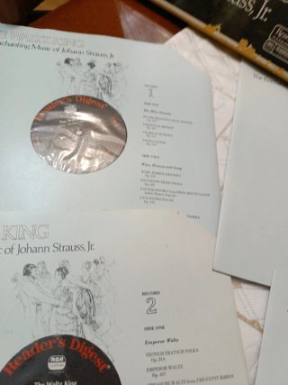 Estuche 5 Vinilos Valses Johann Strauss Jr.