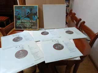 Estuche 5 Vinilos Valses Johann Strauss Jr.
