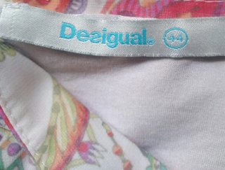 Falda Desigual Multicolor Estampada