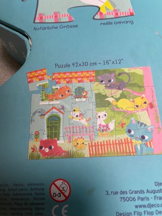 Puzzle infantil gatos Djeco