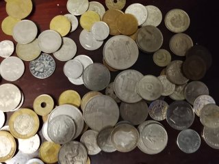 Lote de monedas antiguas