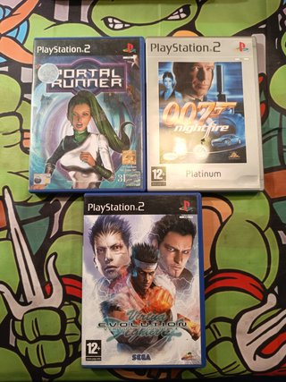 Consola PS2 Slim + 3 Juegos + Accesorios