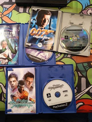 Consola PS2 Slim + 3 Juegos + Accesorios